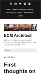 Mobile Screenshot of ecmarchitect.com